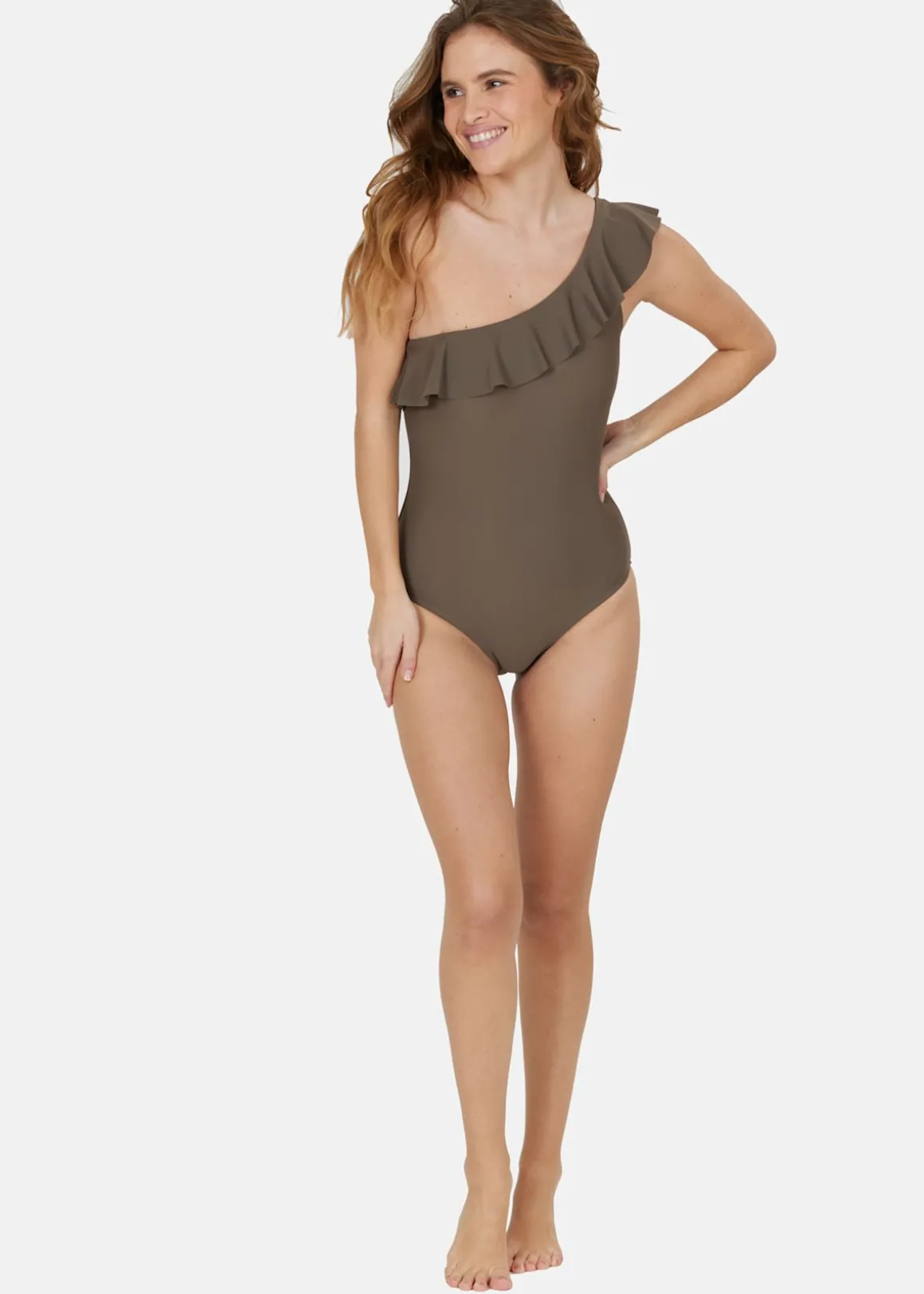 Aralei W One Shoulder Swimsuit