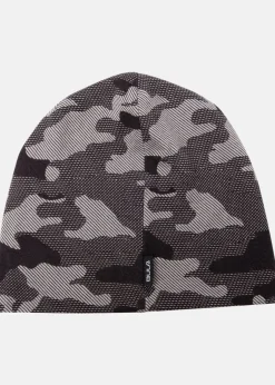 CAMO PRINTED WOOL BEANIE