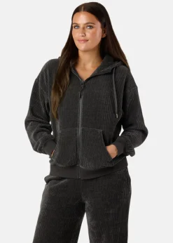 Chenille Lounge Full Zip Hoodie W