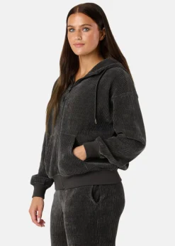 Chenille Lounge Full Zip Hoodie W