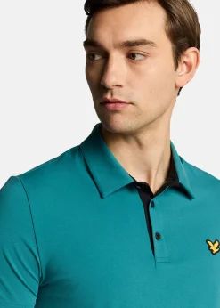 Contrast Placket Polo Shirt