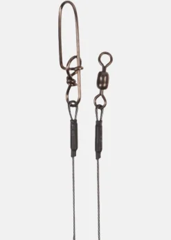 CWC TI Wire Leader, 7-strand 18" 50lb Stay-Lok #4