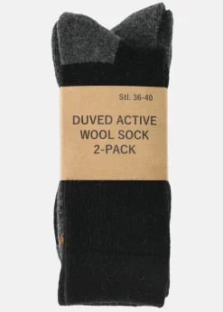 DUVED ACTIVE WOOL SOCK 2PK