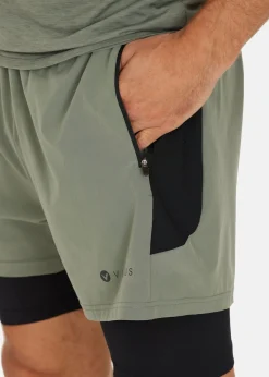 Dylan M 2-in-1 Stretch Shorts