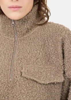Florrie W Sherpa Half zip