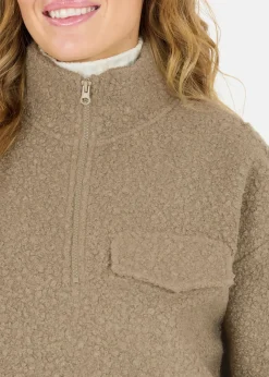 Florrie W Sherpa Half zip