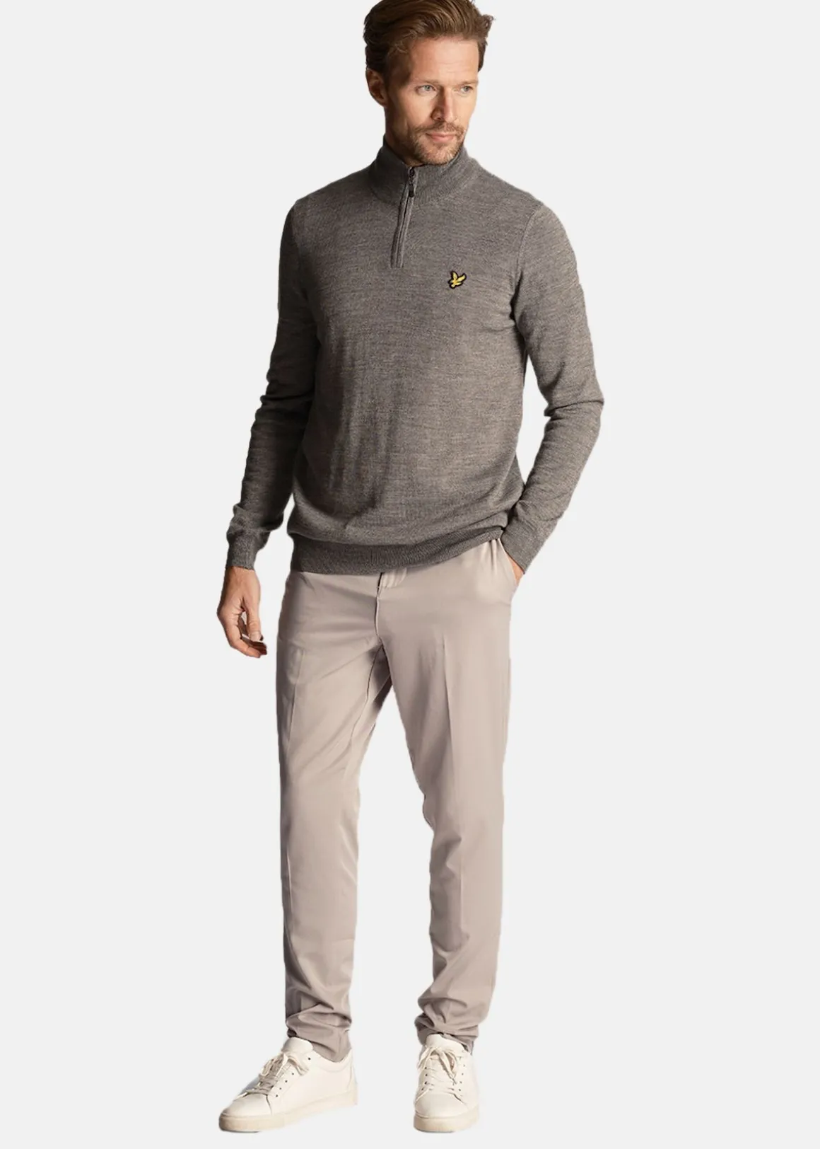 Golf Core 1/4 Zip Merino Mix