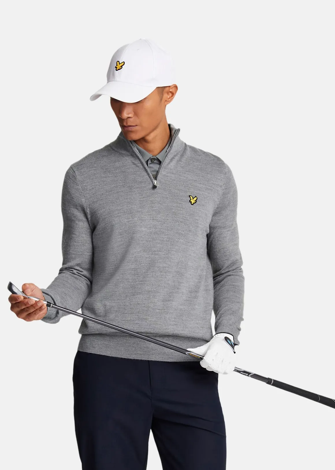 Golf Quarter Zip Merino Jumper