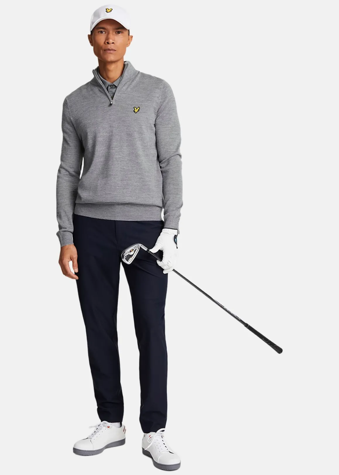 Golf Quarter Zip Merino Jumper