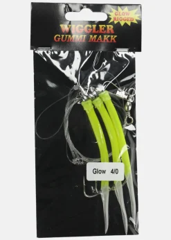 Gummi Makk Gul/Lys Rigged #4/0