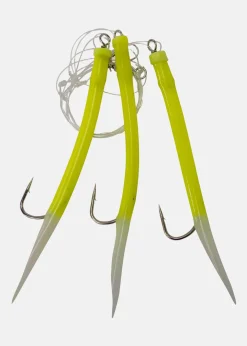 Gummi Makk Gul/Lys Rigged #8/0