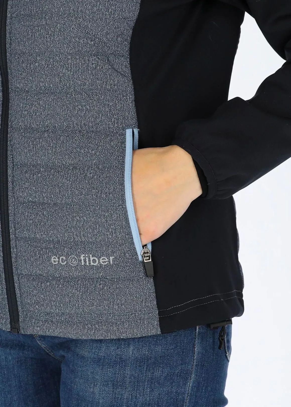 Hooded Hybrid Jacket W