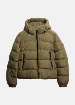 HOODED SPORTS PUFFER JACKET