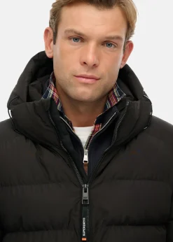 HOODED SPORTS PUFFER JACKET