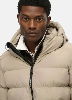 HOODED SPORTS PUFFER JACKET