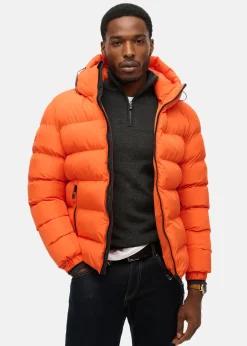 HOODED SPORTS PUFFER JACKET
