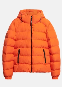 HOODED SPORTS PUFFER JACKET