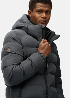 HOODED SPORTS PUFFER JACKET