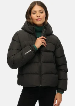HOODED SPORTS PUFFER JACKET