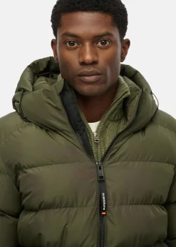 HOODED SPORTS PUFFER JACKET