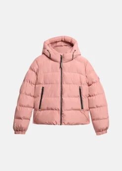 Hooded Sports Puffer Jacket