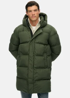 HOODED SPORTS PUFFER MID JKT