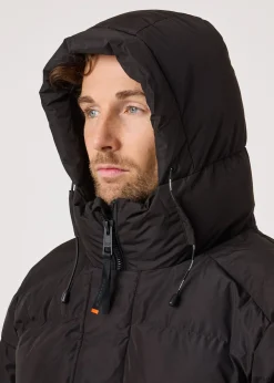 HOODED SPORTS PUFFER MID JKT