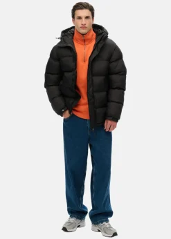 HOODED TECH PADDED JKT