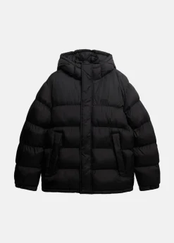 HOODED TECH PADDED JKT