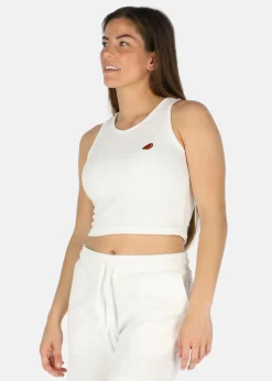 Ibiza Terry Crop Singlet W