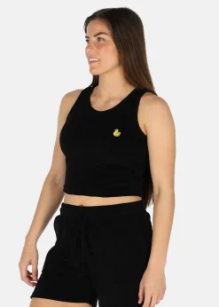 Ibiza Terry Crop Singlet W