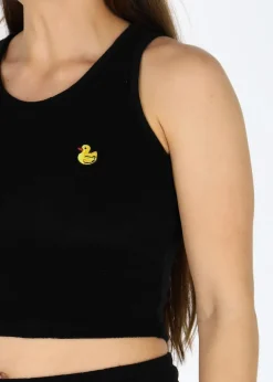 Ibiza Terry Crop Singlet W