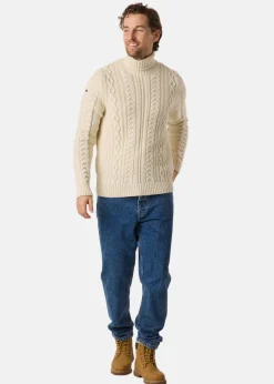 JACOB CABLE ROLL NECK JUMPER