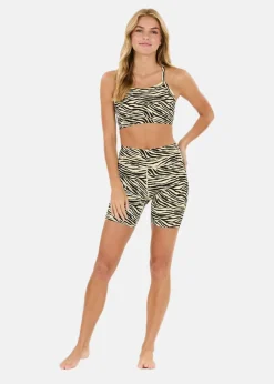 Larissa W Printed Sports Bra