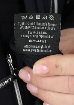 Lounge Long Zip Hood W