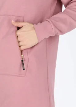 Lounge Long Zip Hood W