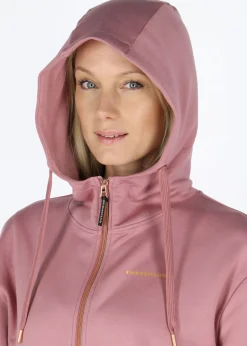 Lounge Long Zip Hood W