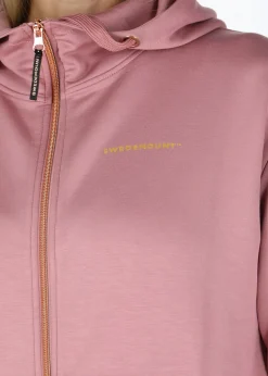 Lounge Long Zip Hood W