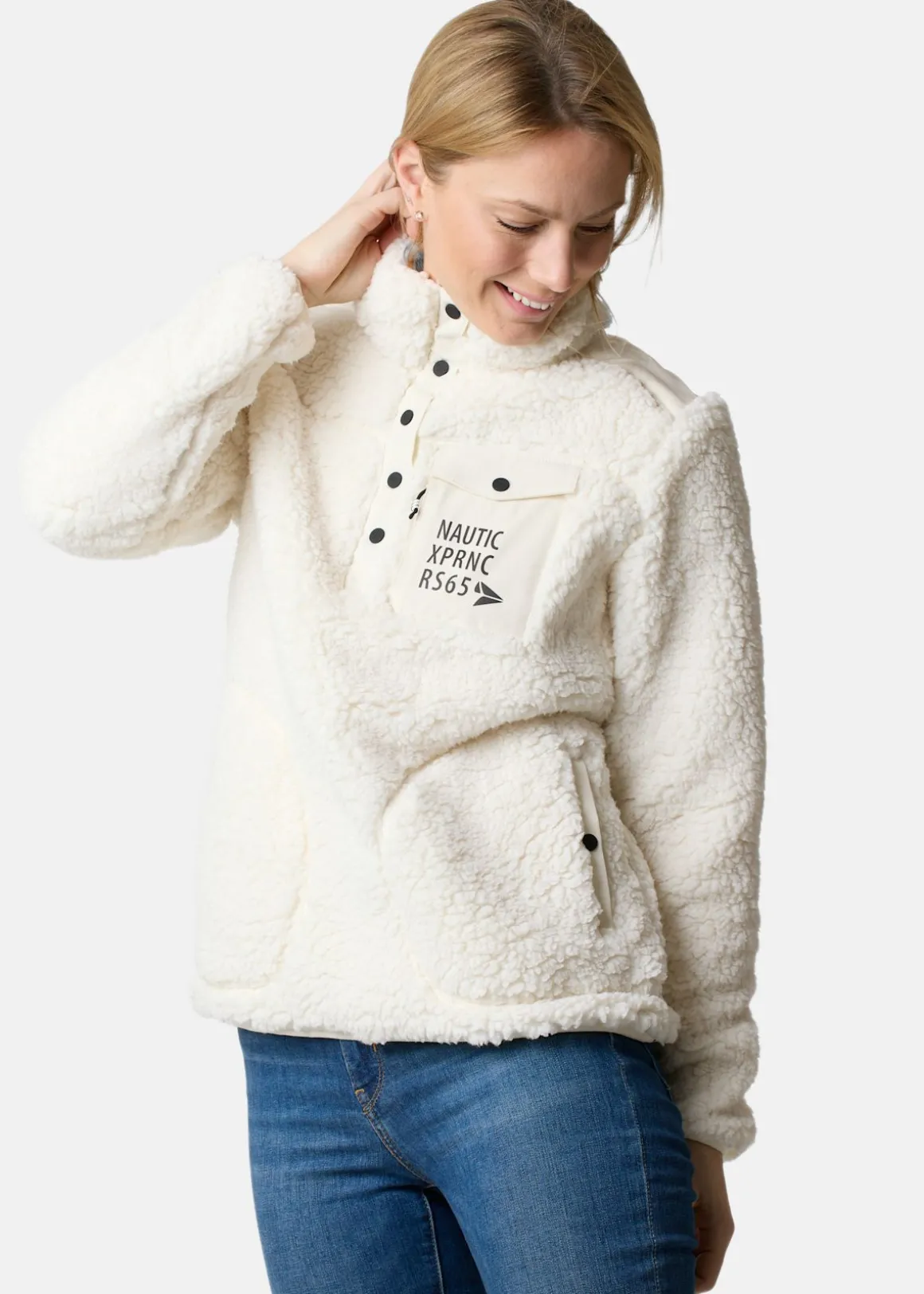 Marstrand Stretch Pile Half Neck W