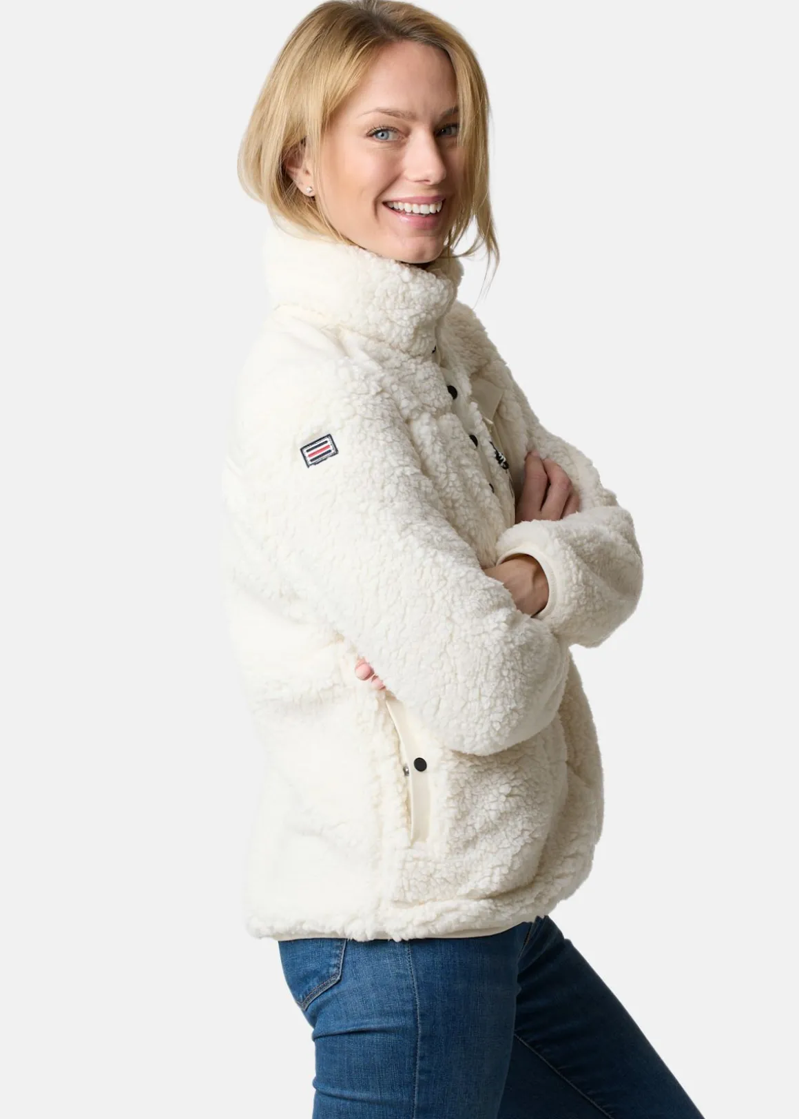 Marstrand Stretch Pile Half Neck W