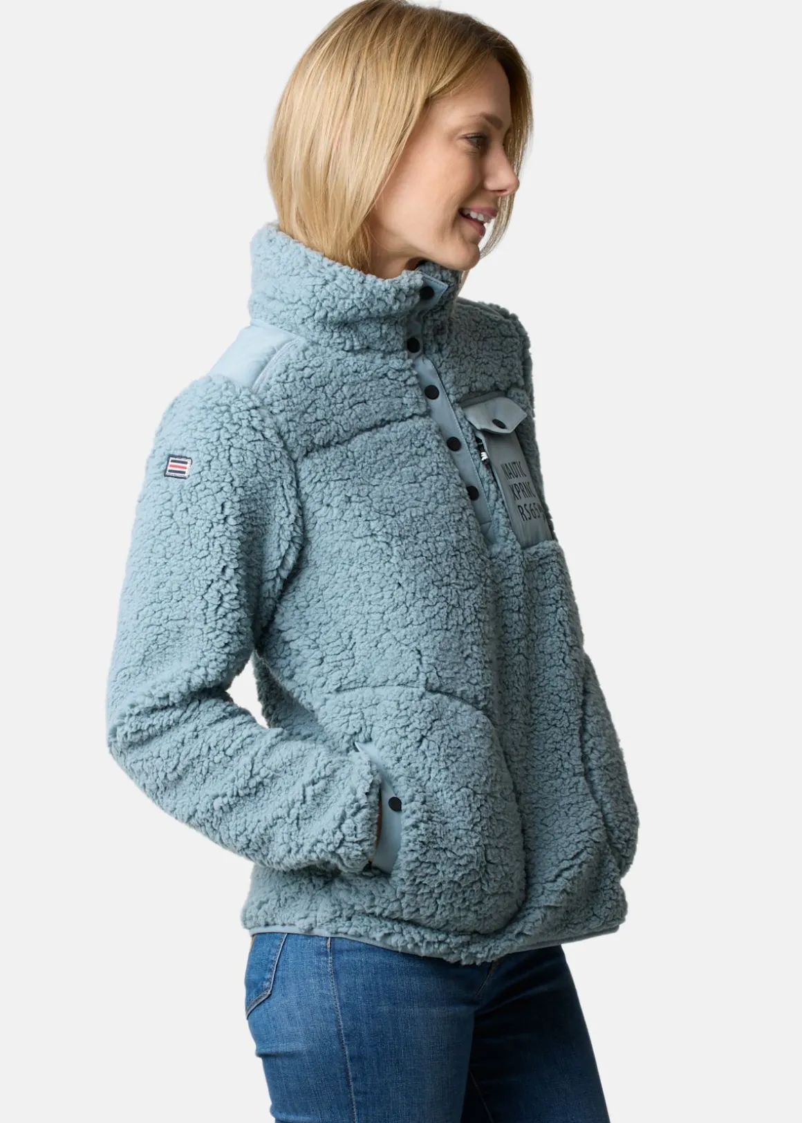 Marstrand Stretch Pile Half Neck W