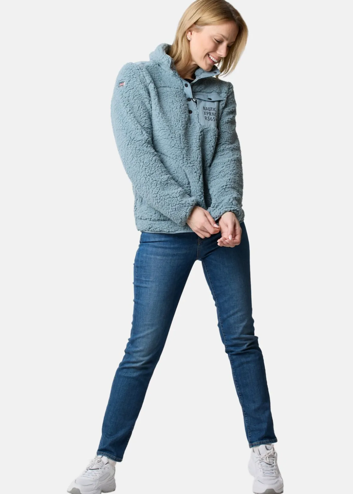 Marstrand Stretch Pile Half Neck W