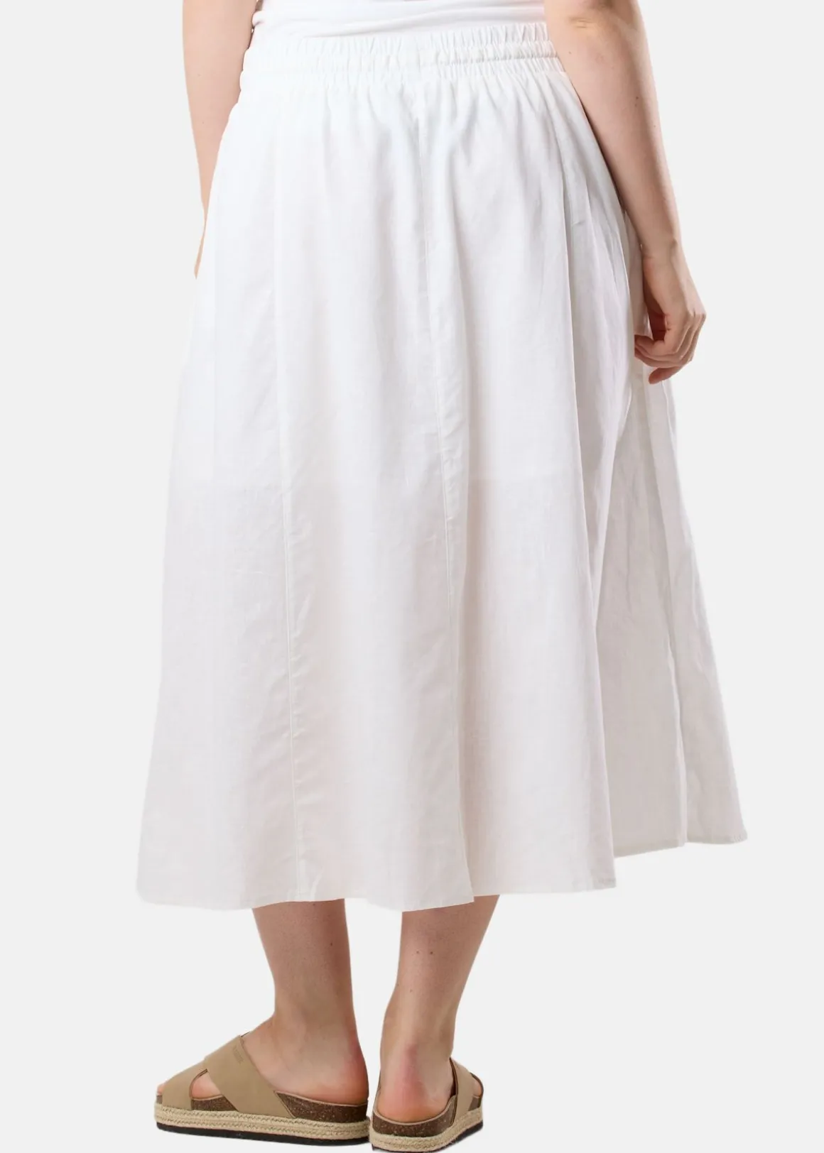 New Hampshire Linen Long Skirt W