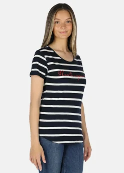 Ocean Stripe Tee W