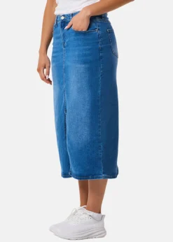 Oregon Long Denim Skirt W