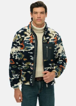 PRINTED FLEECE ZIP THRU