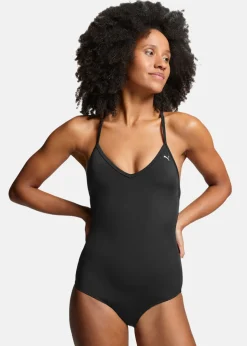 PUMA SWIM WOMEN V-NECK CROSSBA
