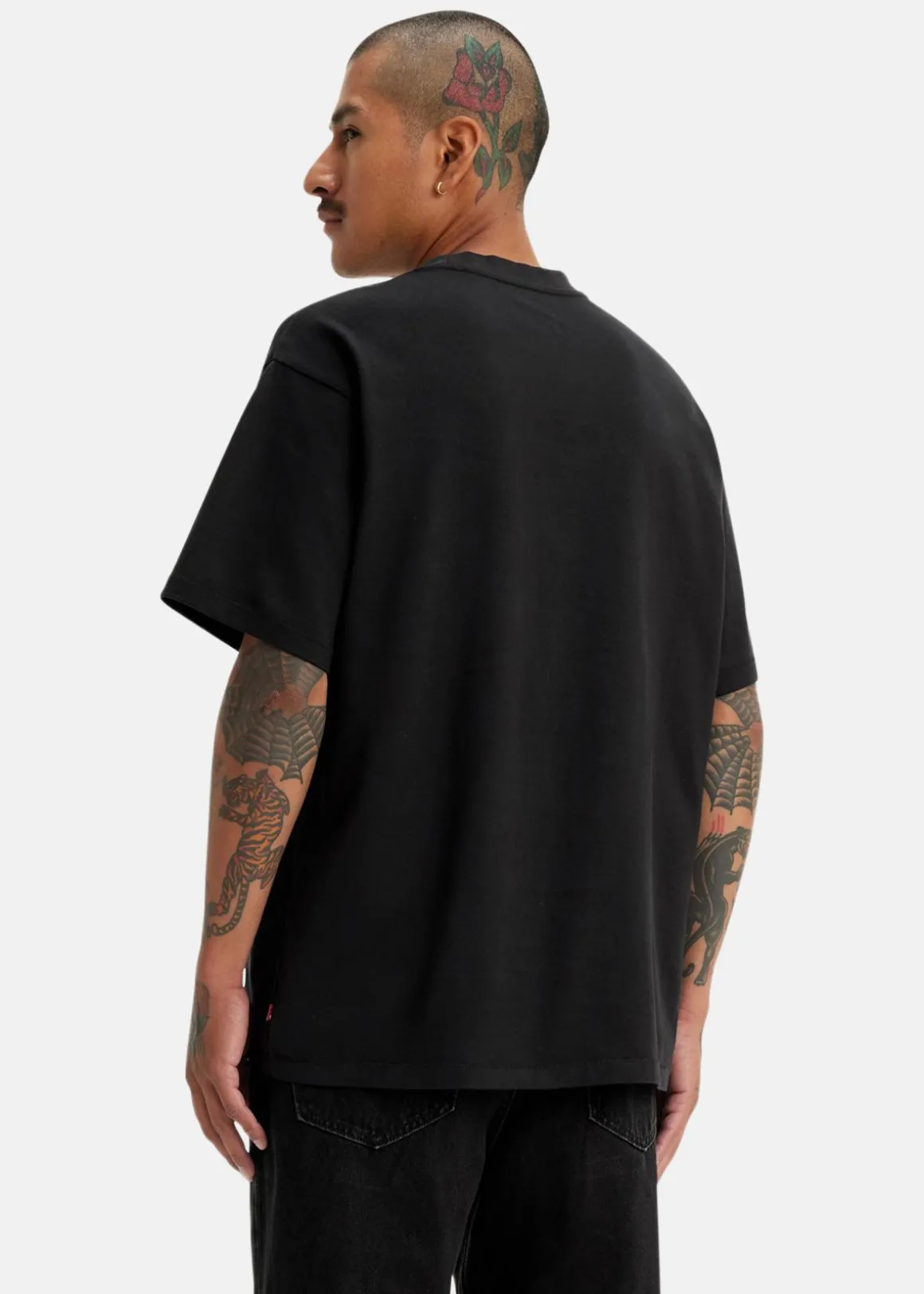 RED TAB VINTAGE TEE WHITE + JE