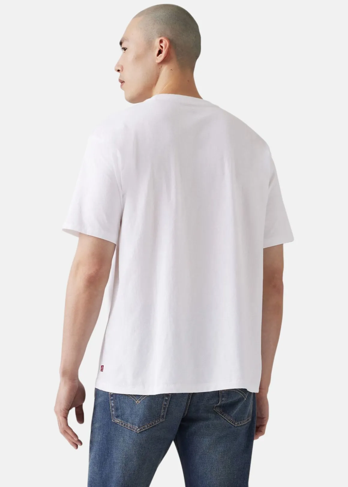 RED TAB VINTAGE TEE WHITE + JE