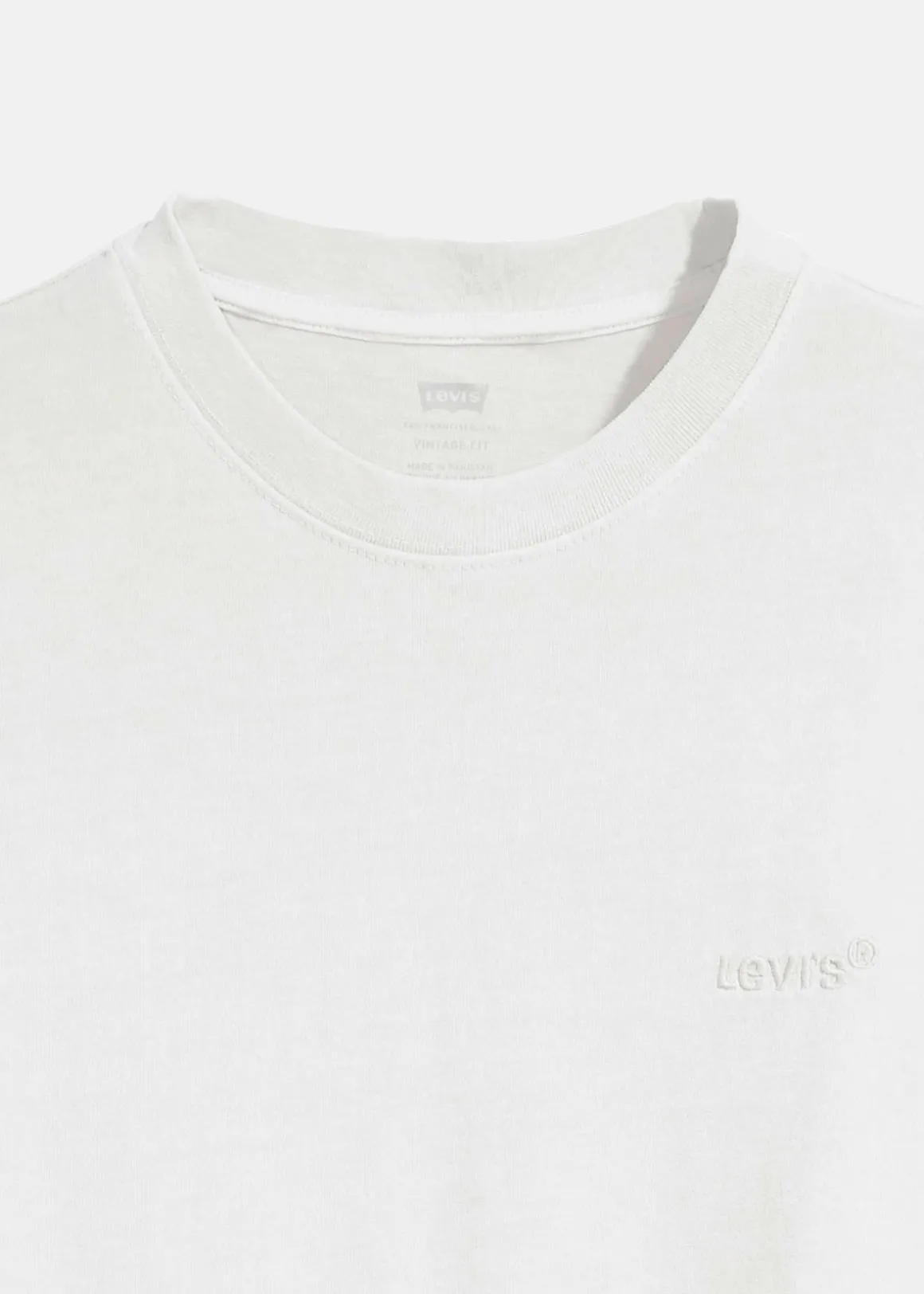 RED TAB VINTAGE TEE WHITE + JE